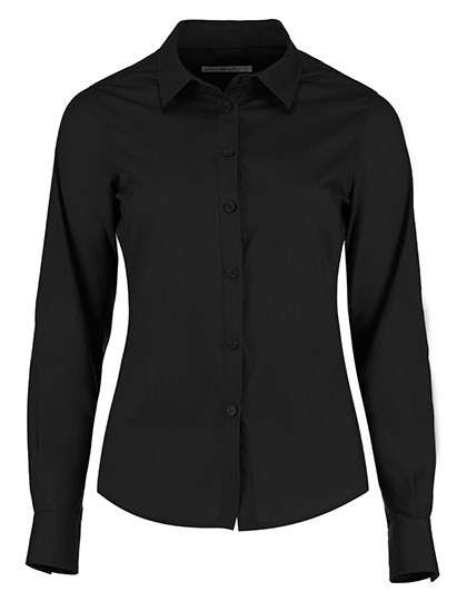 Kustom Kit - Women´s Tailored Fit Poplin Shirt Long Sleeve